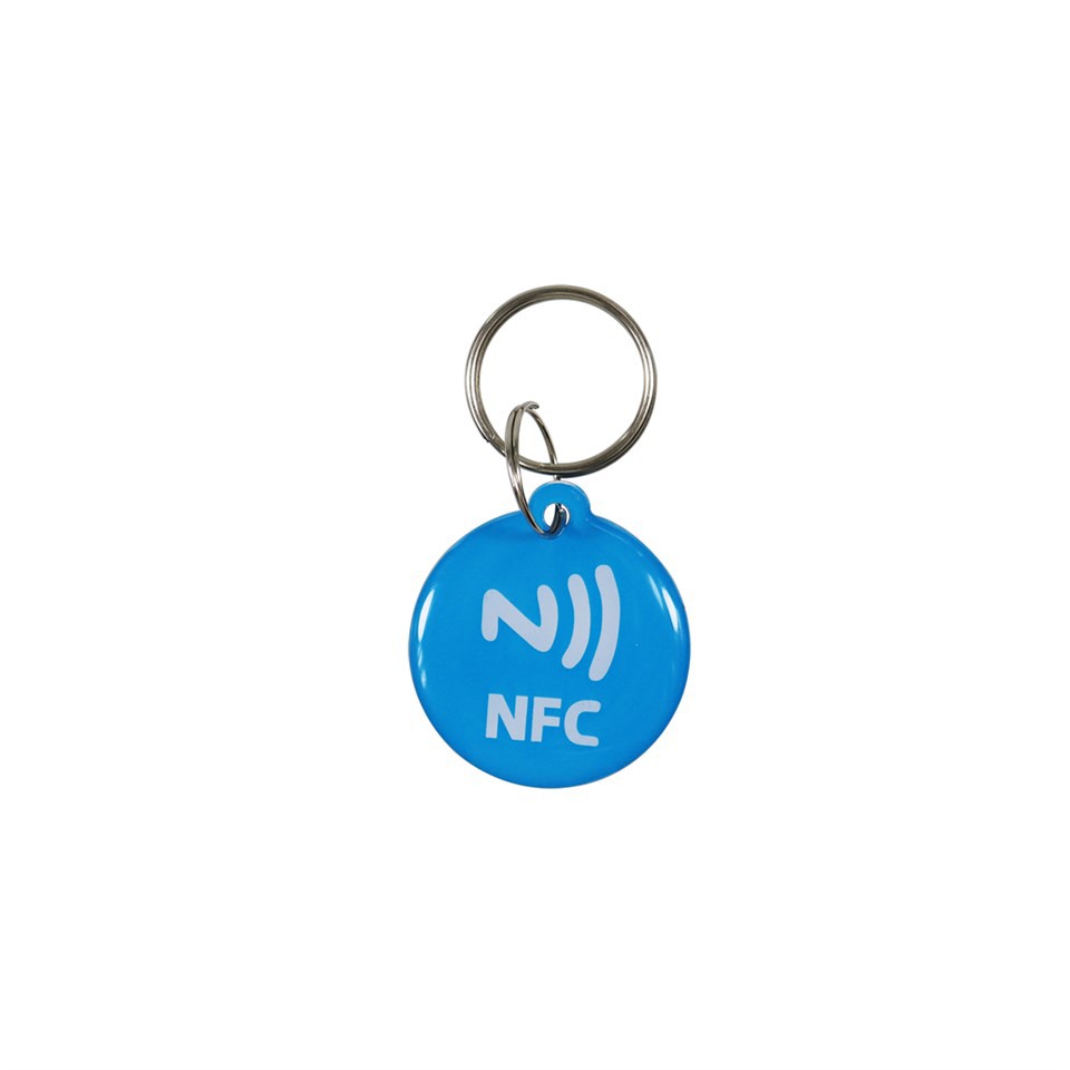 Blue Epoxy NFC Keyfob